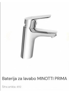 baterija za lavabo minoti